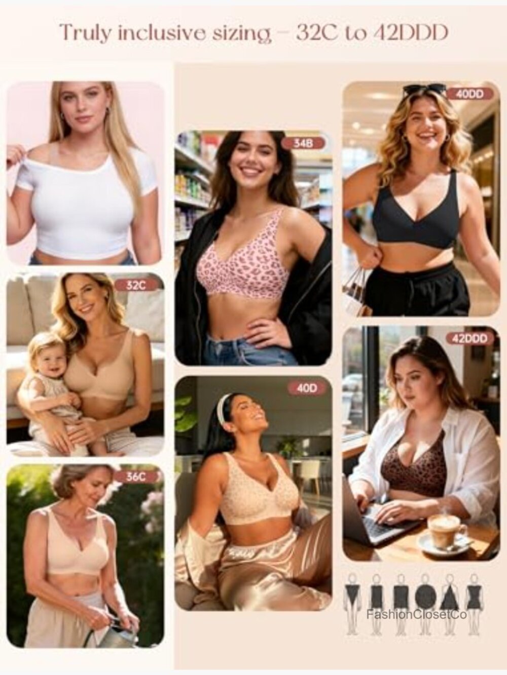 Wireless Deep V Seamless Push Up Plunge Comfortable Bralette Jelly View 6